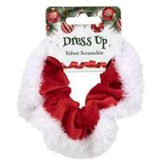 Christmas dress up scrunchie velvet
